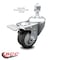 Service Caster 3.5 Inch Thermoplastic Rubber Swivel 12mm Stem Caster with Total Lock Brake SCC-TSTTL20S3514-TPRB-M1215 - alternate 2